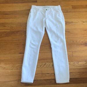 Old Navy Rockstar White Jeans
